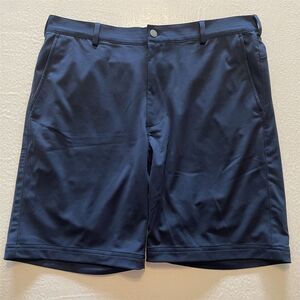 RULE 18‎ Bobby Jones 36 x 9" Navy Performance Tech Wicking Golf Shorts